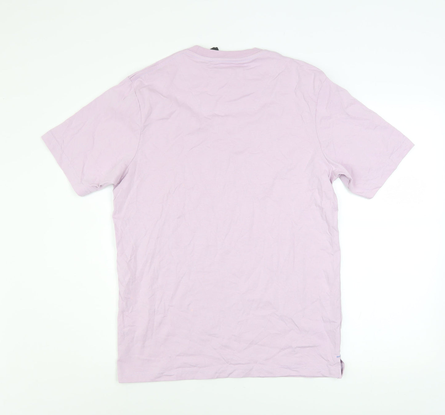 Marshall Artist Men's Purple Cotton Graphic T-Shirt Size S