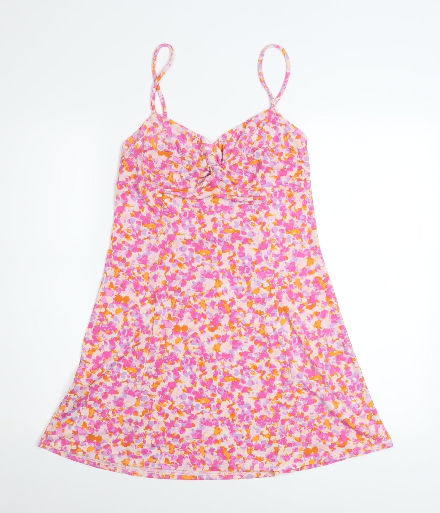 MNG Womens Multicoloured Floral Slip Dress Size 12 Summer