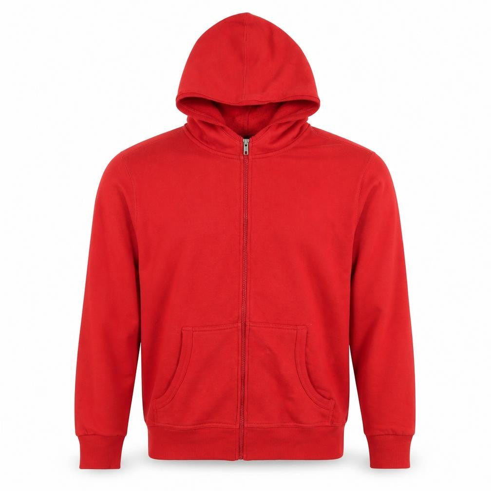 B&C Collection Women's Red Full Zip Hoodie Size M