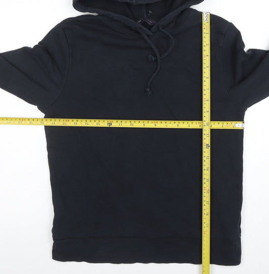 Marks and Spencer Womens Black Size 8 Pullover Hoodie