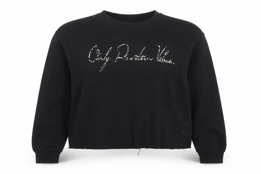 River Island Womens Black S Pullover Sweatshirt with Logo
