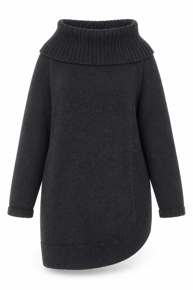 Marks and Spencer Women’s Grey Roll Neck Wool Blend Jumper Size 12