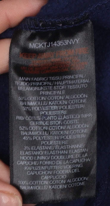 McKenzie Girls Blue Pullover Hoodie 8-10 Years Hooded Logo Sweatshirt