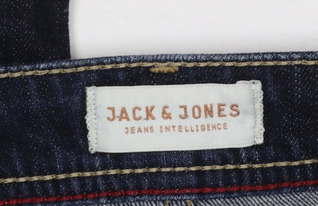 Jack & Jones Men's Blue 32x32 Regular Straight Denim Jeans