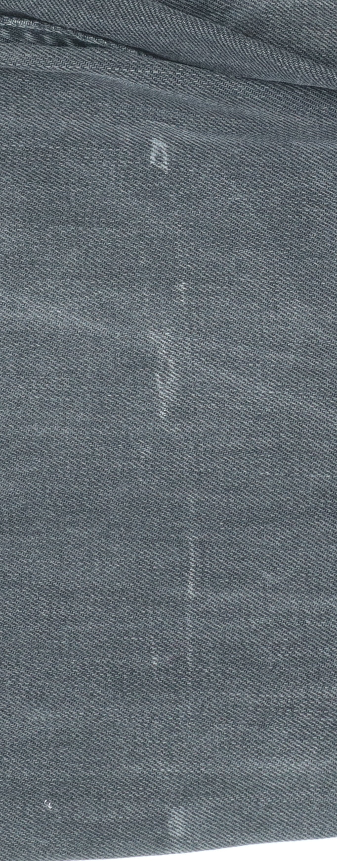 AllSaints Women's Black Cropped Slim Jeans Size 25 Embroidered Hem