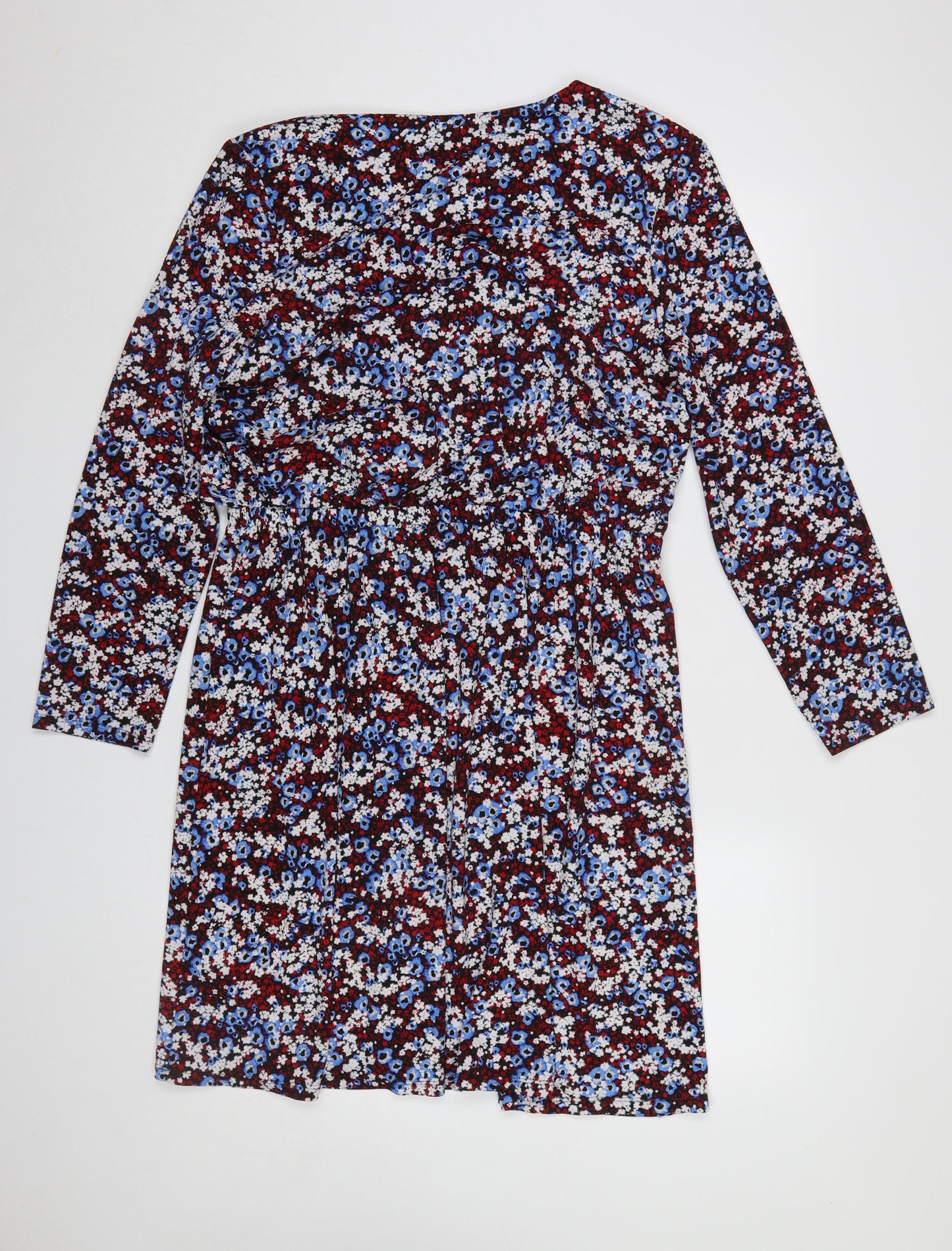 Tommy Hilfiger Women's Multicoloured Floral Wrap Dress UK 14