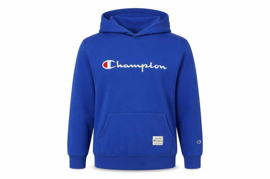 Champion Women’s Blue Pullover Hoodie Size L Cotton Blend Casual