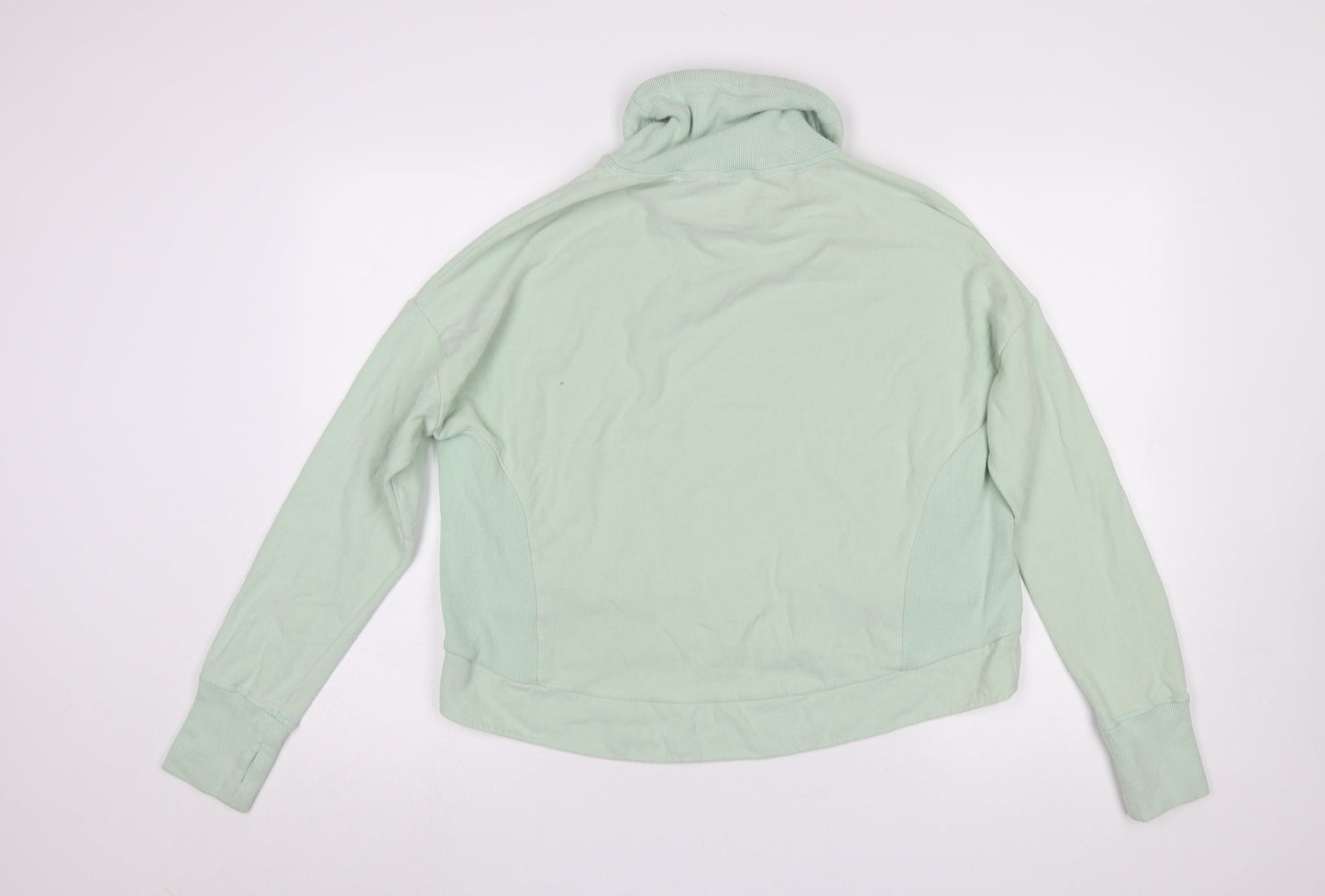 Sweaty Betty Women Mint Green Cowl Neck Pullover Sweatshirt Size M