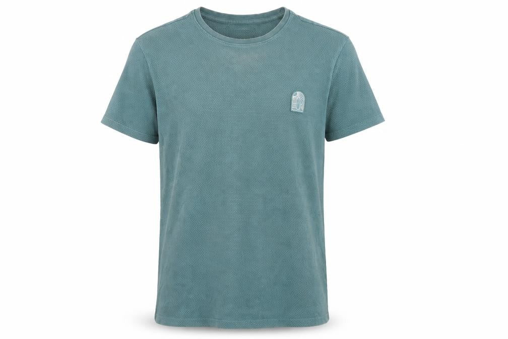 Front view of Dunnes Men’s Green Short Sleeve Crew Neck Cotton T-Shirt M