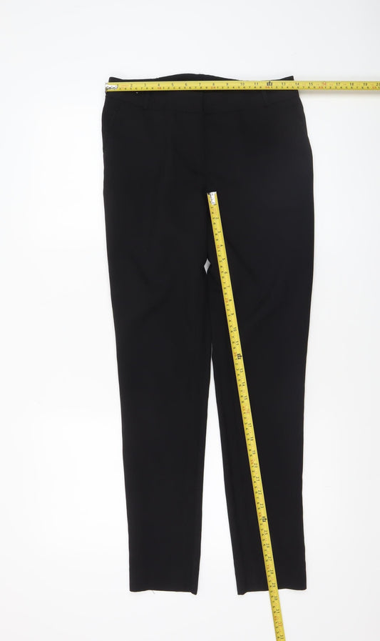 New Look Women's Black Slim Fit Tailored Trousers Size 8