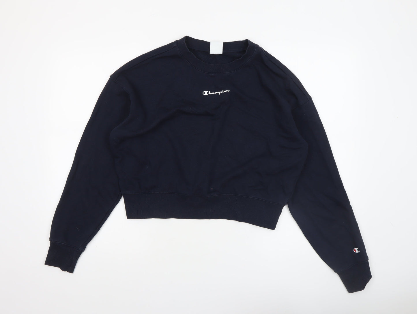 Champion Women's Black Large Crew Neck Pullover Sweatshirt