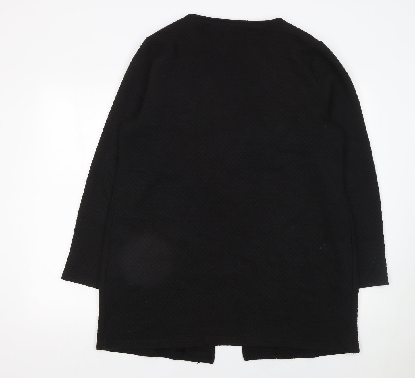 Vila Women’s Black Cotton Long Sleeve Open Cardigan XL
