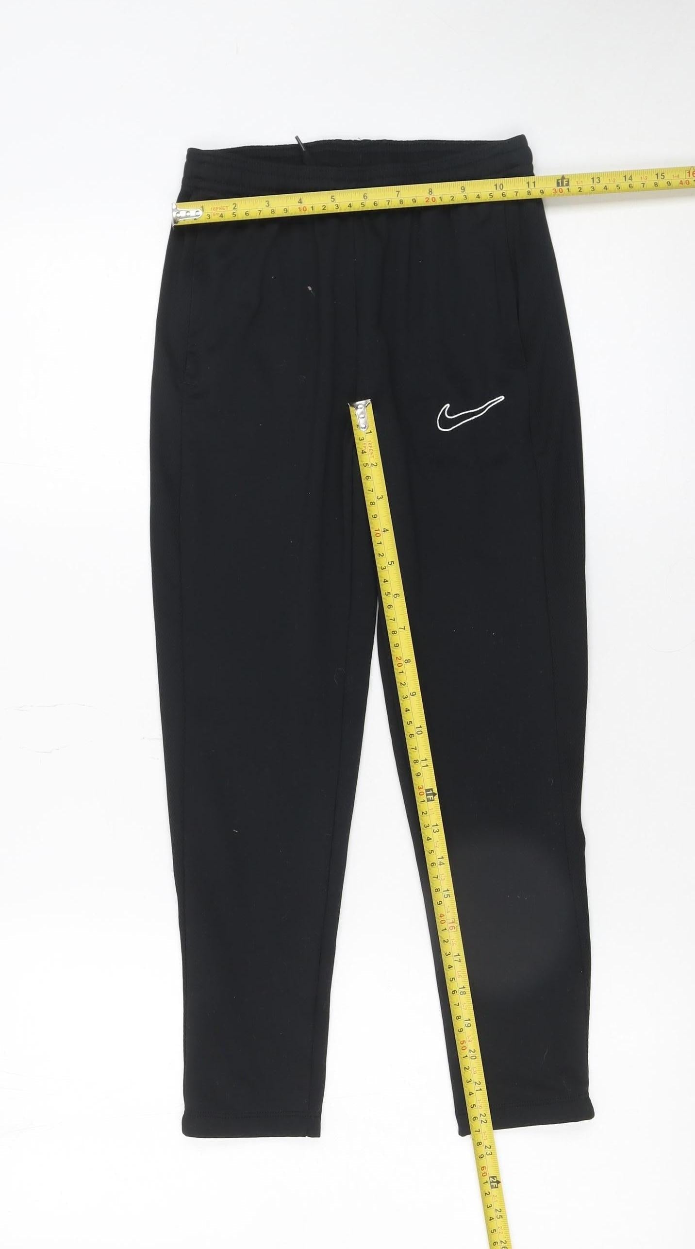 Nike Boys Black Dri-FIT Jogger Trousers Size M 137–147cm