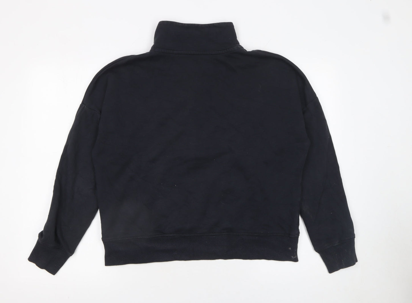 Under Armour Women's Black Medium 1/2 Zip Loose Fit Sweatshirt