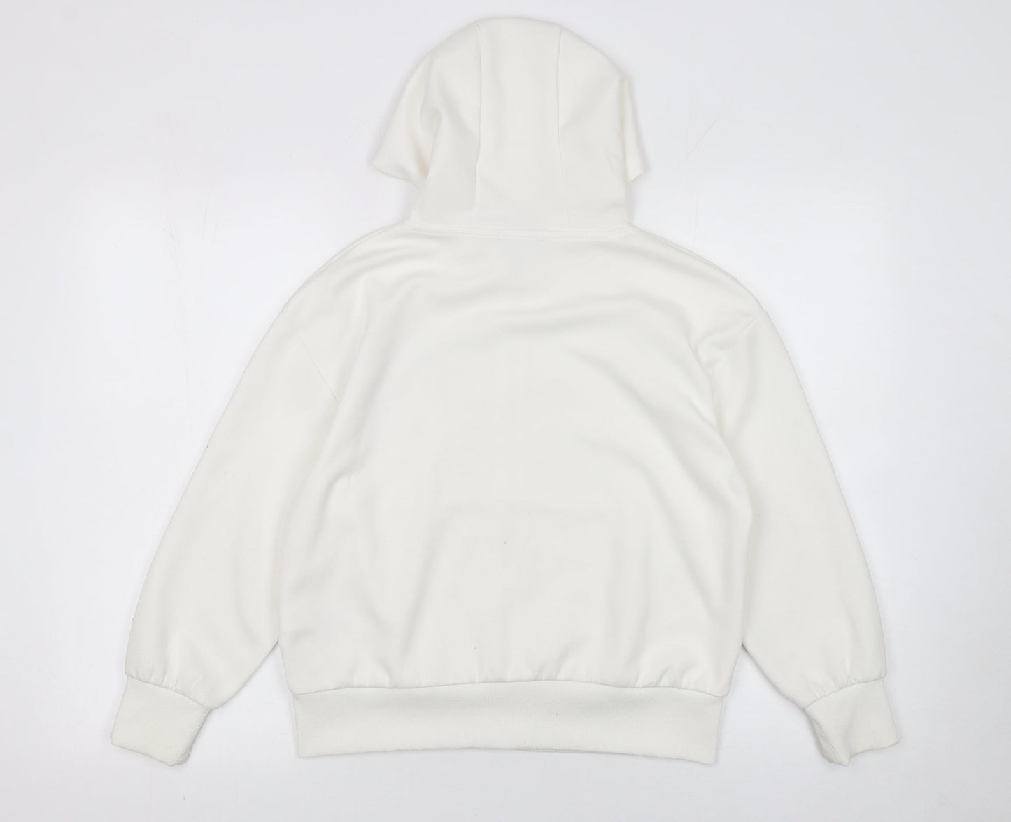 Primark Girls White Full Zip Hoodie 8 Years Miami Beach Club Graphic