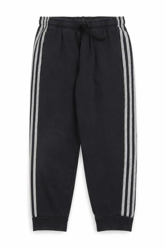 Adidas Boys Black Jogger Sweatpants 13-14 Years 164cm Cotton Blend