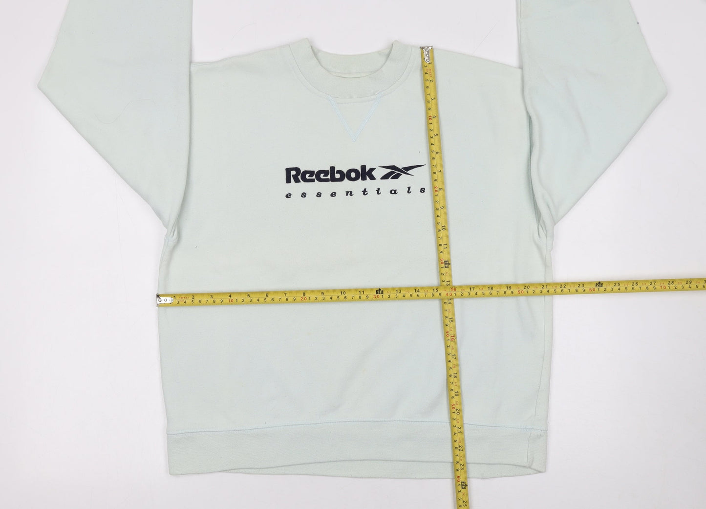 Reebok Essentials Womens Light Blue Pullover Sweatshirt Size 12