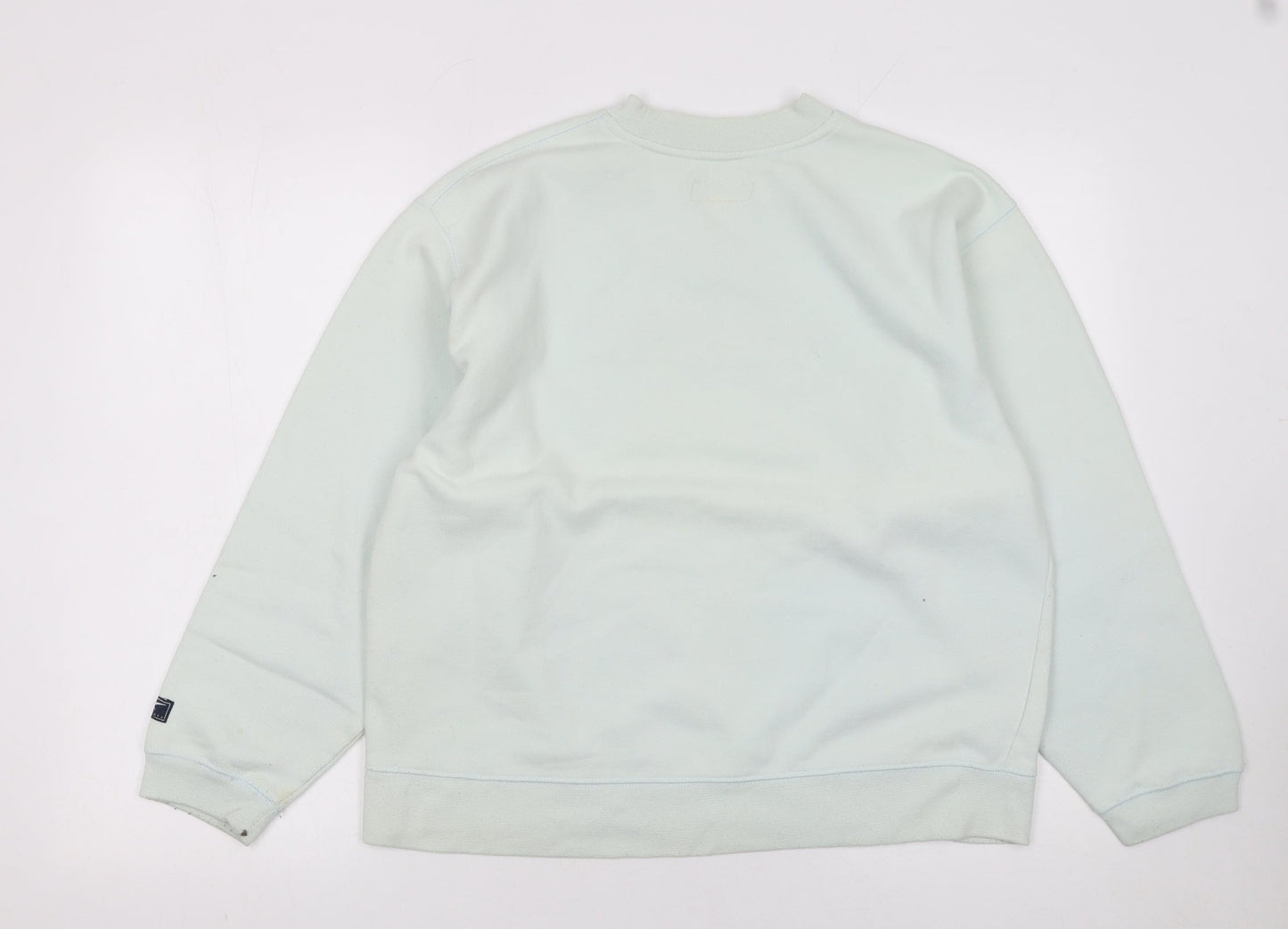Reebok Essentials Womens Light Blue Pullover Sweatshirt Size 12