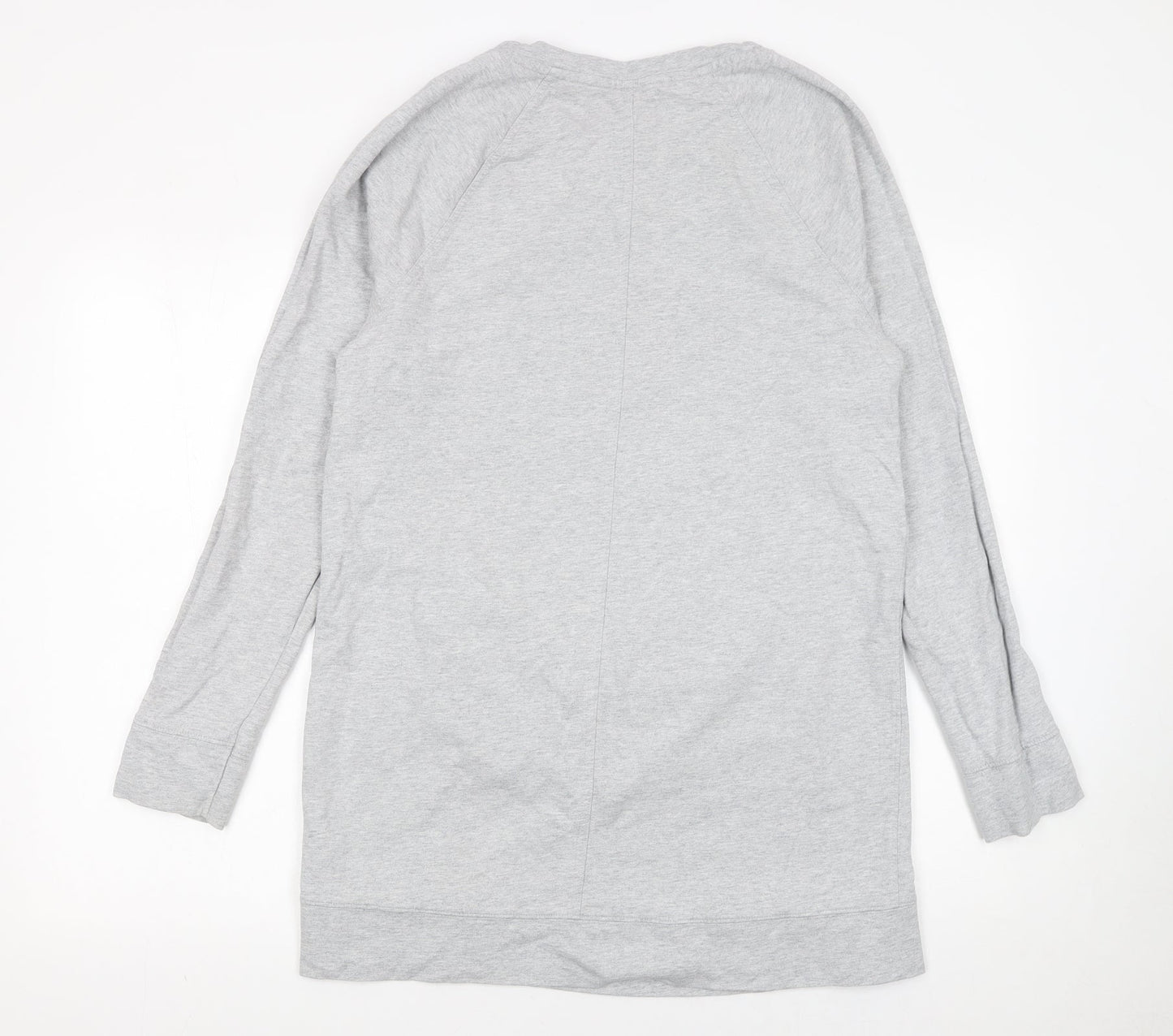 Next Womens Grey Long Sleeve Pullover Sweatshirt Size 14