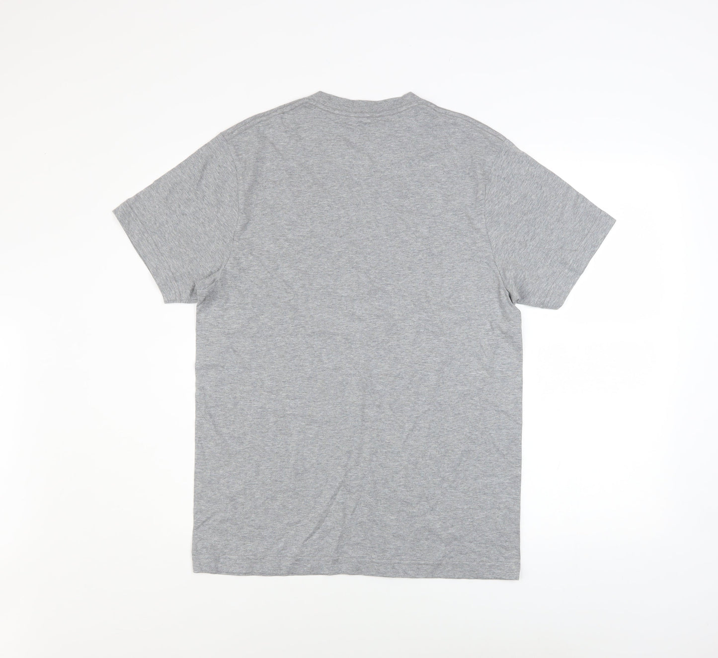 DKNY Men's Grey Cotton Crew Neck Short Sleeve T-Shirt M