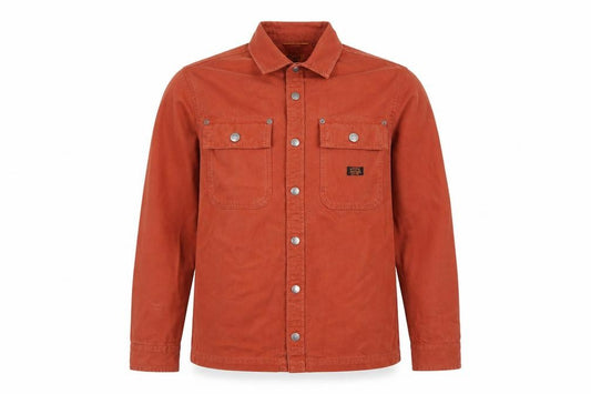 Superdry Men's Brown Canvas Workwear Jacket M Basic Style