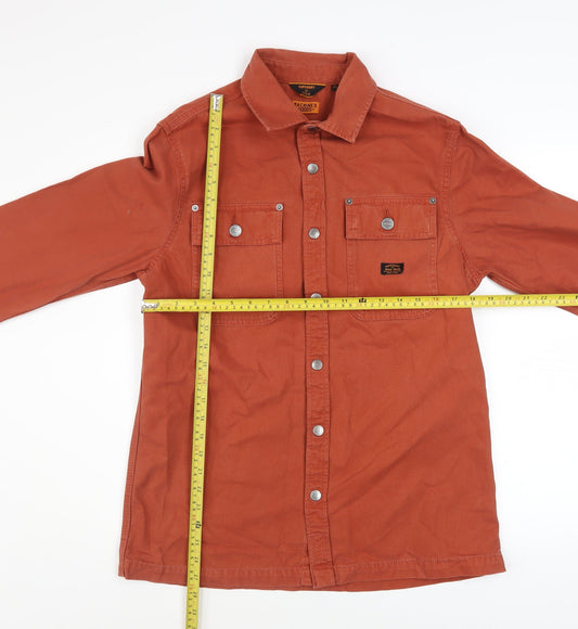Superdry Men's Brown Canvas Workwear Jacket M Basic Style