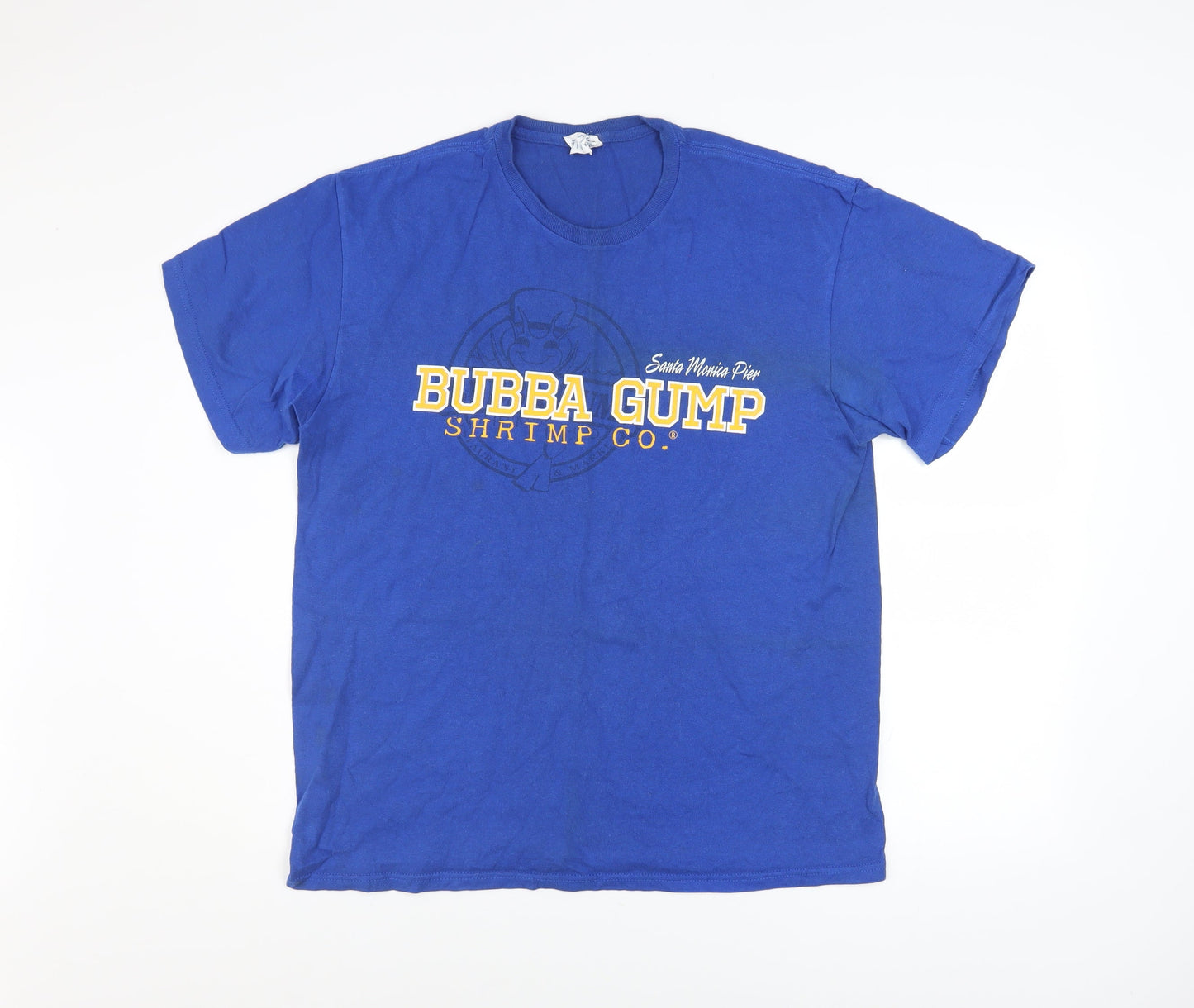 Delta Pro Weight Men's Blue Bubba Gump Shrimp Co. Graphic T-Shirt Size L