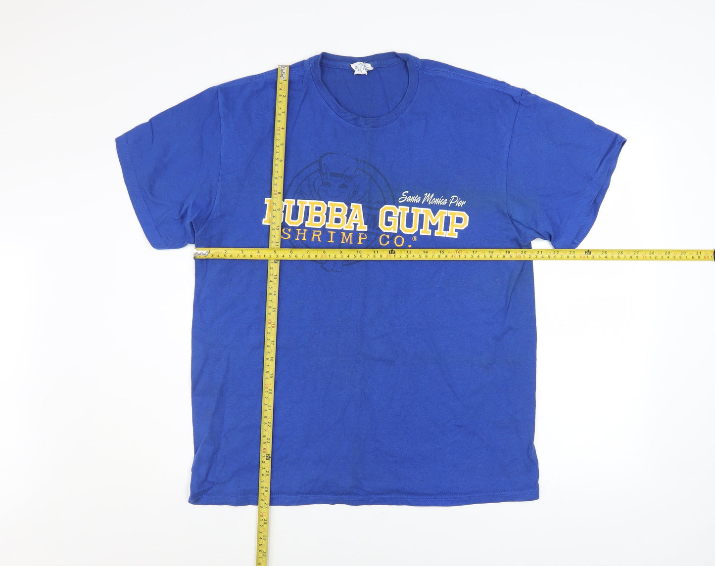 Delta Pro Weight Men's Blue Bubba Gump Shrimp Co. Graphic T-Shirt Size L