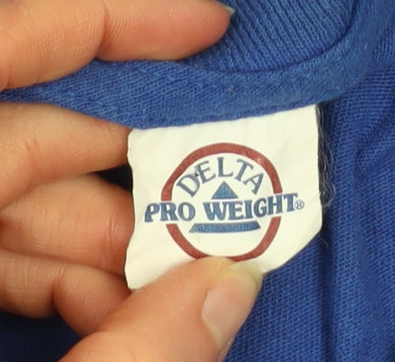 Delta Pro Weight Men's Blue Bubba Gump Shrimp Co. Graphic T-Shirt Size L