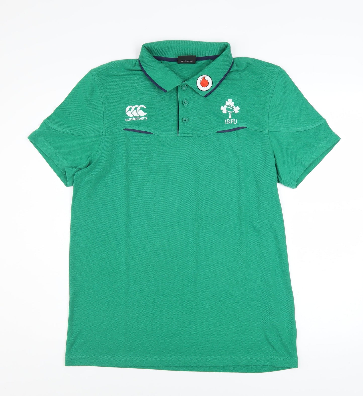 Canterbury Men's Green IRFU Rugby Polo Shirt Size M