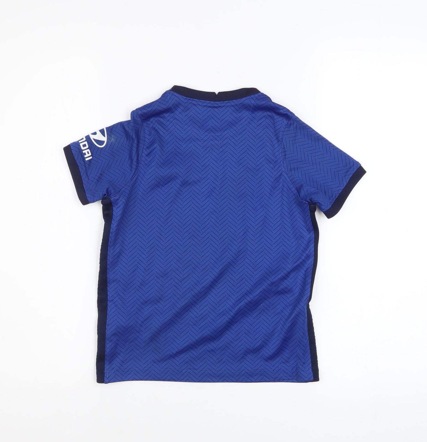 Nike Boys Blue Chelsea Football Jersey 6-7 Years Athletic Fit