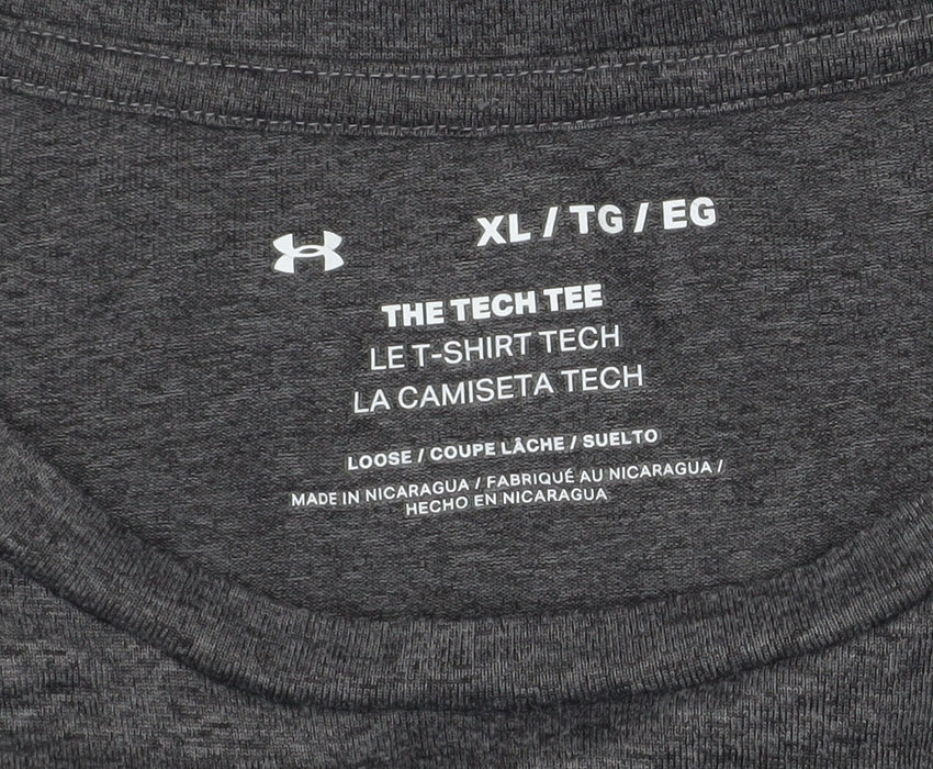 Under Armour Men Grey XL Tech Tee Moisture Wicking T-Shirt