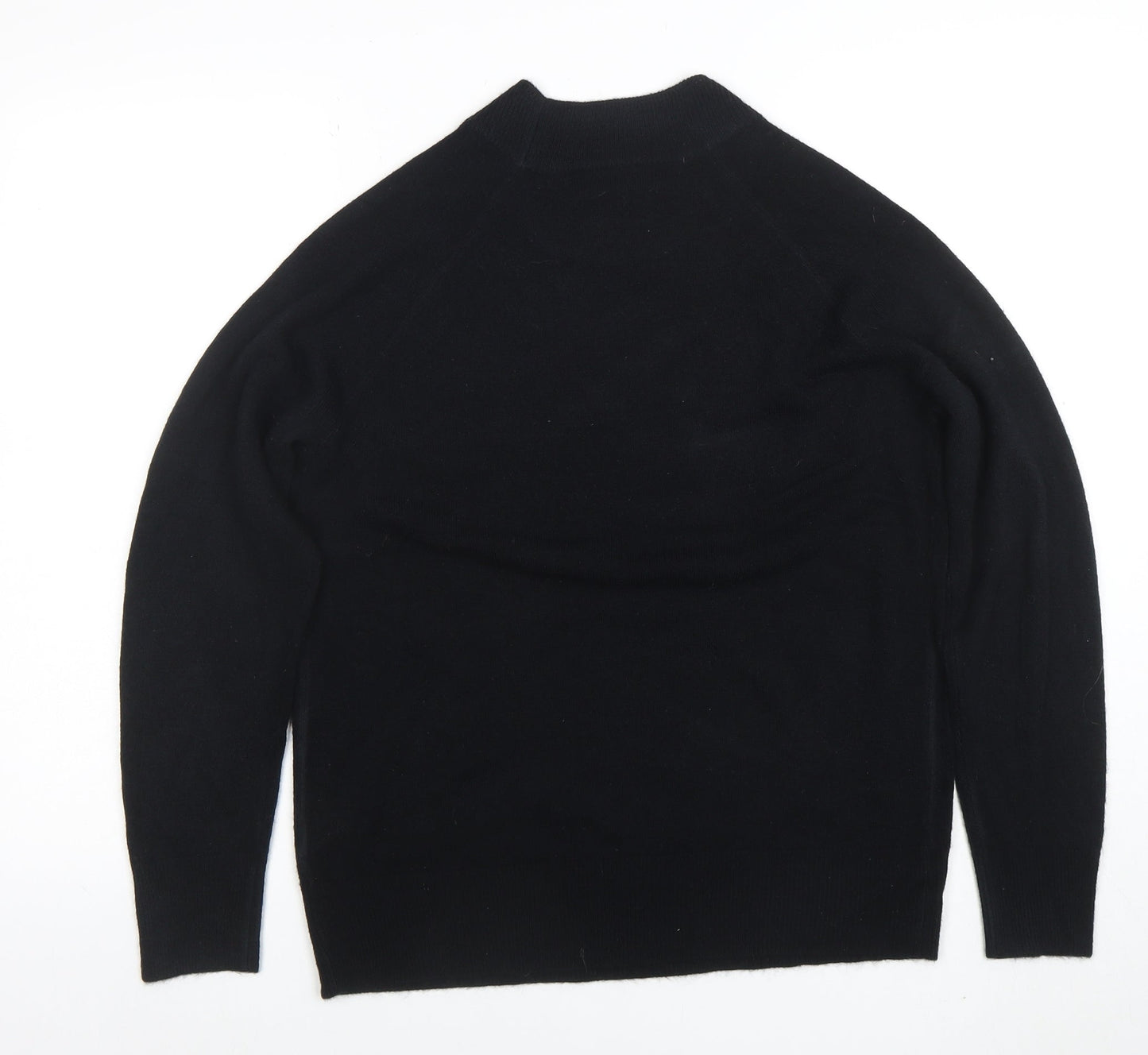 Ellie B Women's Black Acrylic Knit Crew Neck Jumper Size S