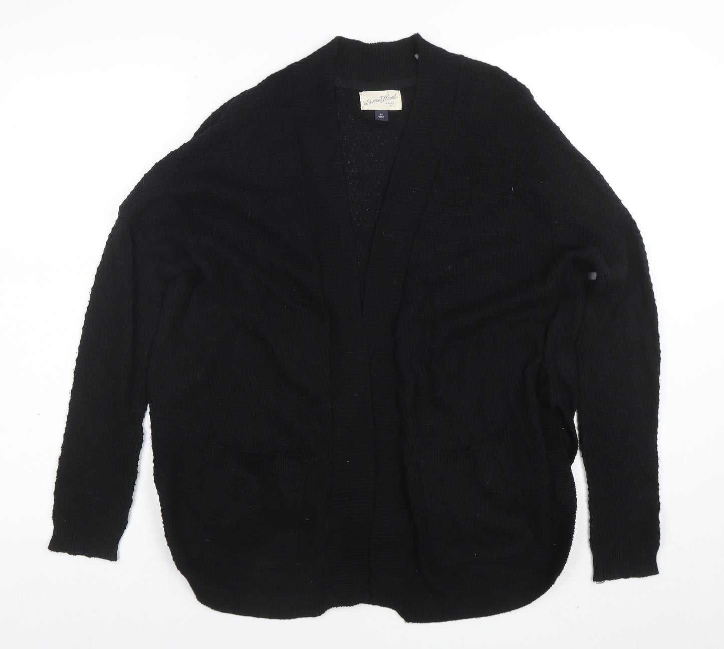 Universal Thread Women’s Black XS Open Front Knit Cardigan