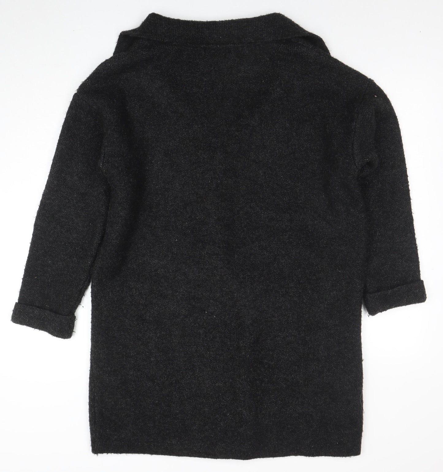 Atmosphere Women's Black Full Zip Chunky Knit Cardigan L