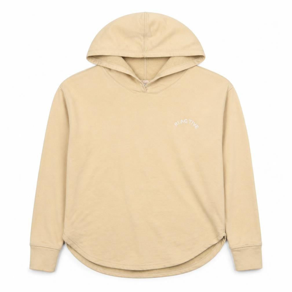 River Island RI Active Beige Women's Pullover Hoodie Size M