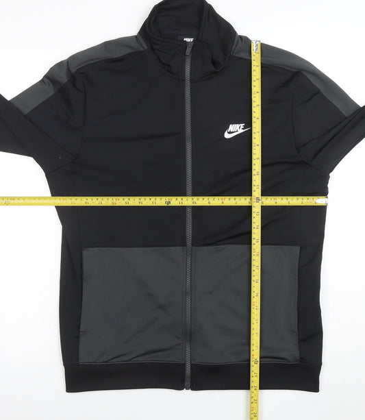 Nike Men's Black Full Zip Sweatshirt Jacket Size M