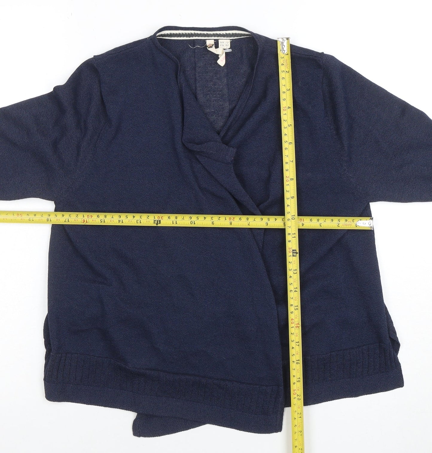 Butterfly by Matthew Williamson Women's Navy Cardigan UK 12 Wrap Style