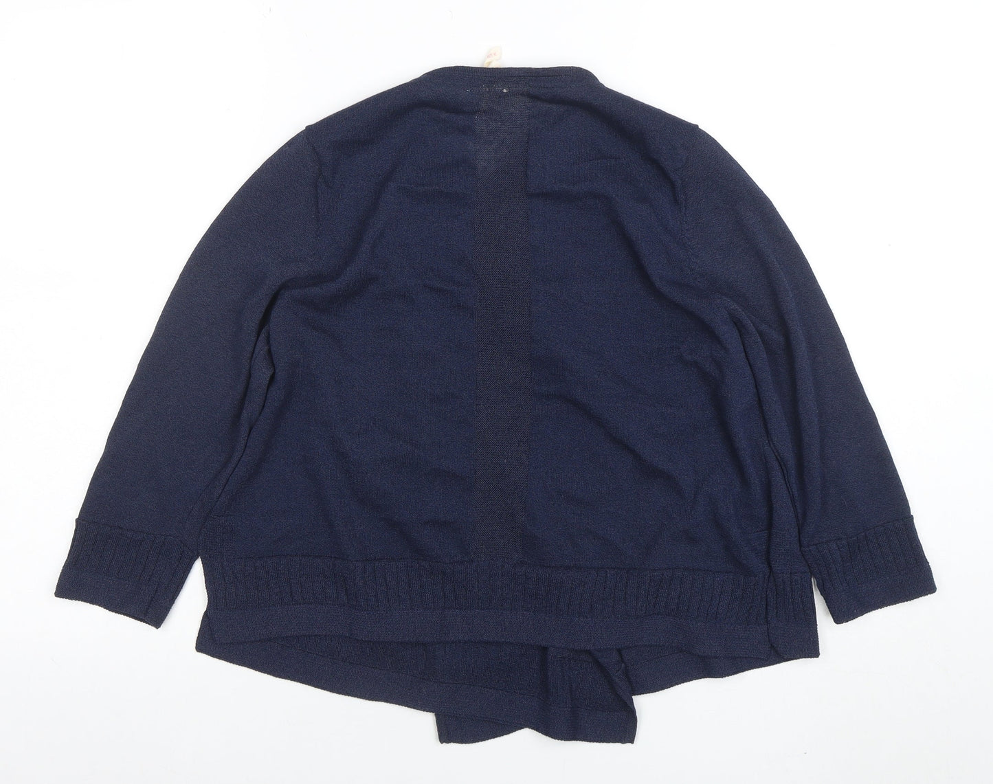 Butterfly by Matthew Williamson Women's Navy Cardigan UK 12 Wrap Style