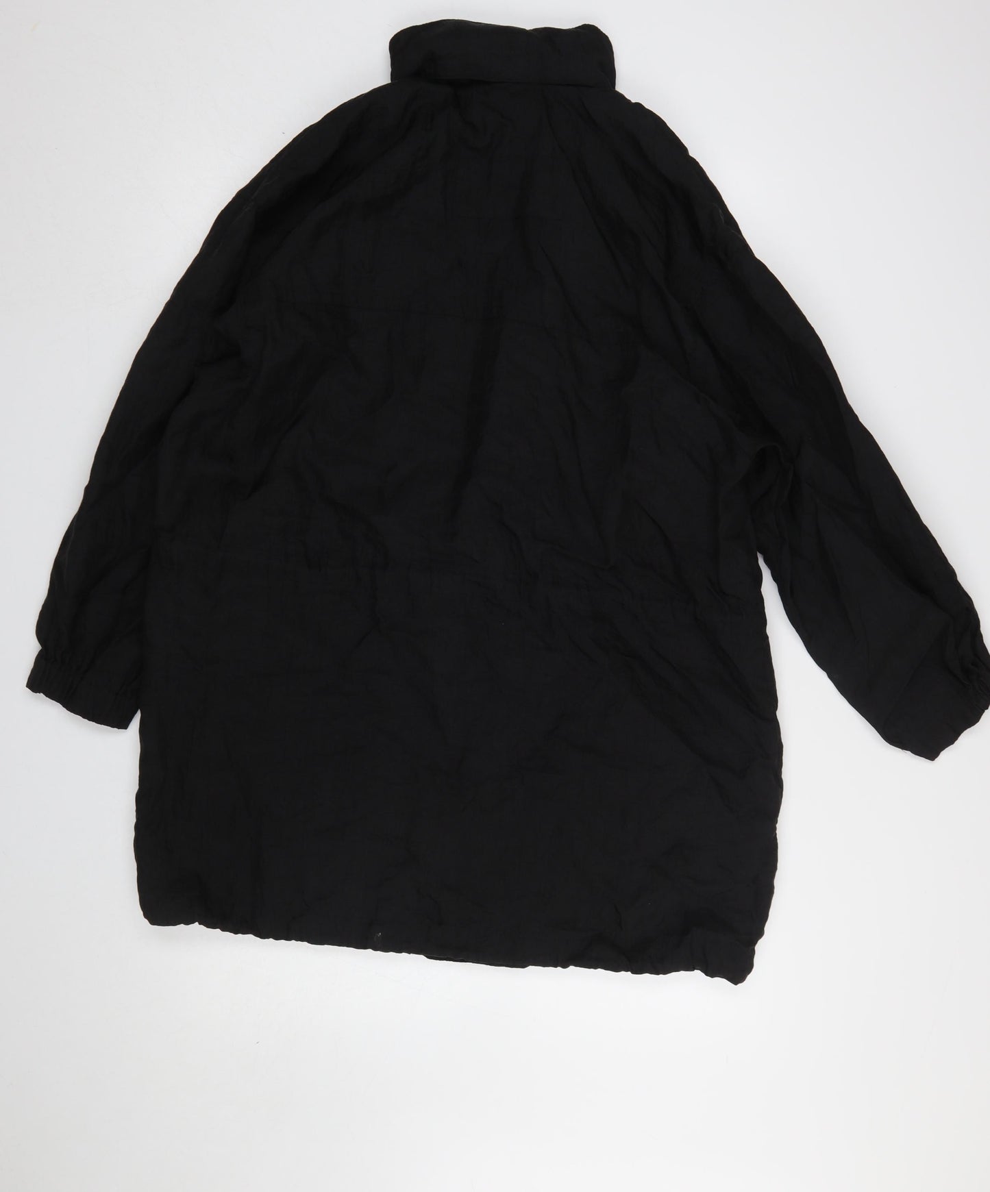 Marks and Spencer St Michael Women's Black Nylon Zip Jacket Size 10