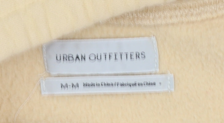Urban Outfitters Women's Beige Pullover Hoodie Size M Cotton Blend