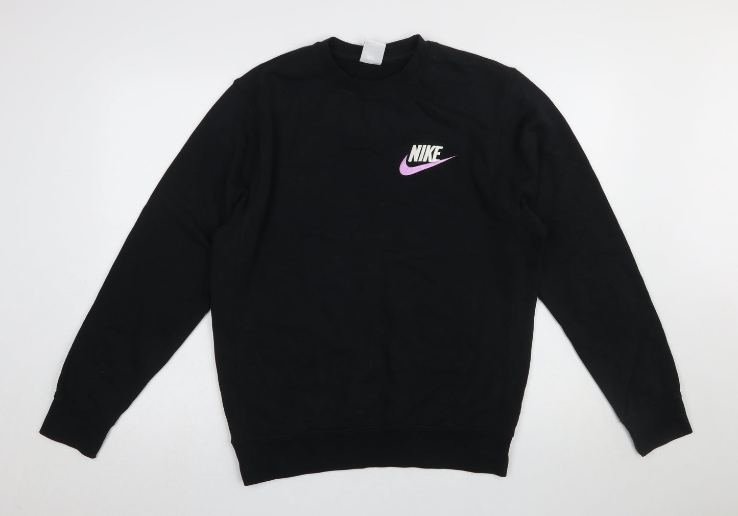 Nike Men's Black Small Pullover Crew Neck Sweatshirt