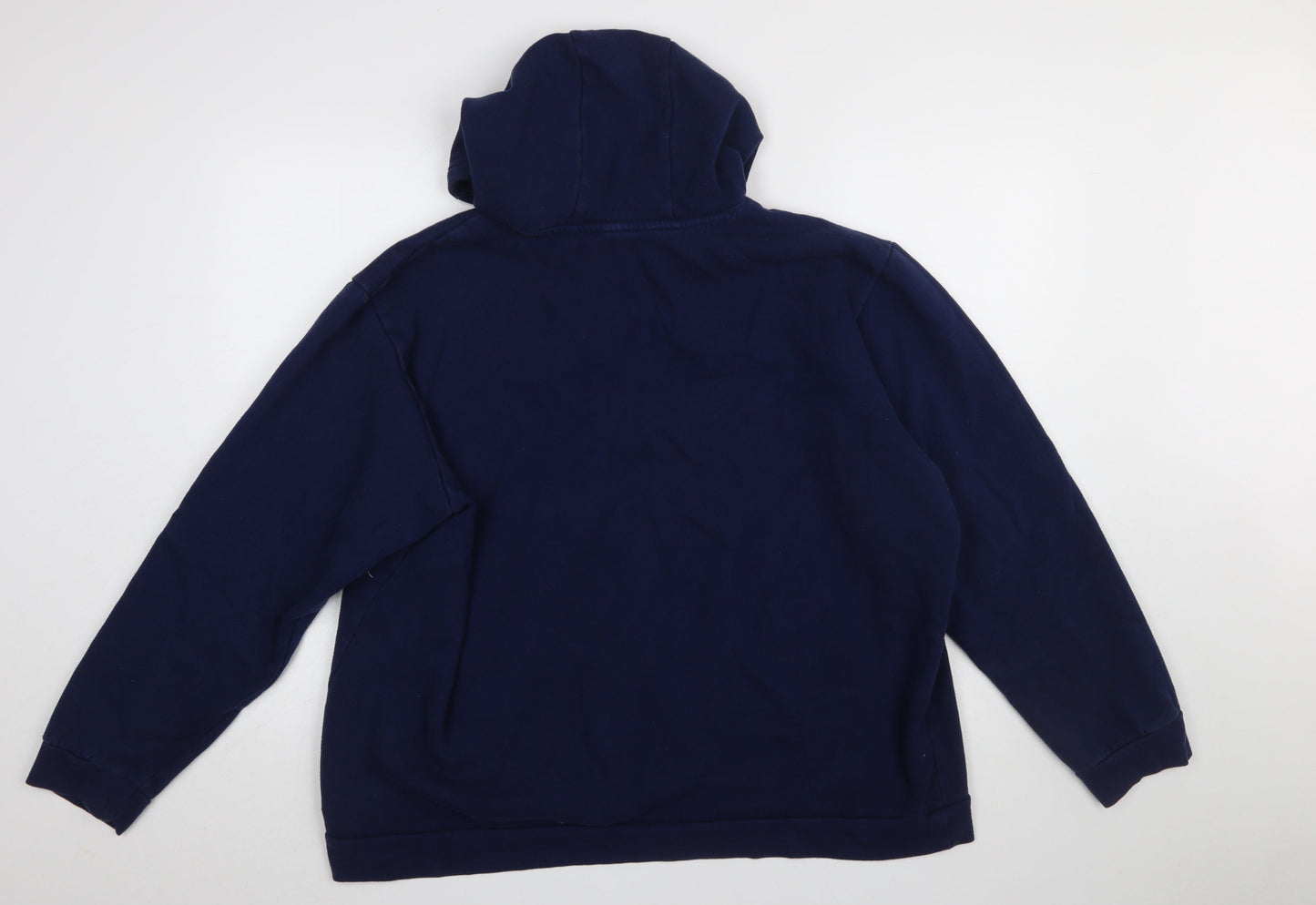 Adidas Men’s Blue 2XL Pullover Hoodie Fleece Sweatshirt