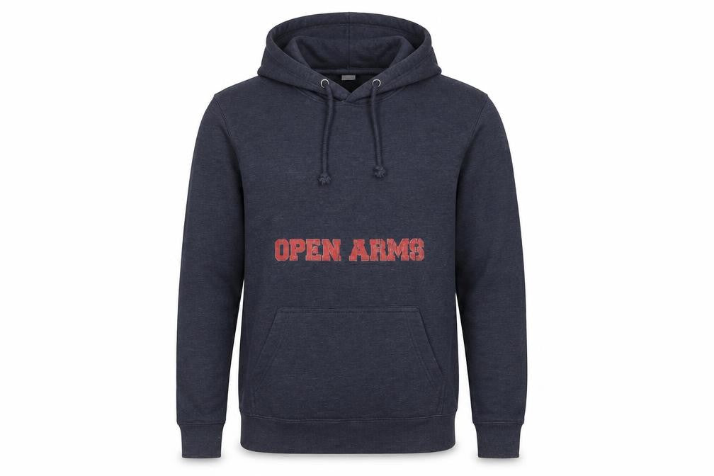 Lane Seven Mens Blue Pullover Hoodie Small Graphic Print Regular Fit