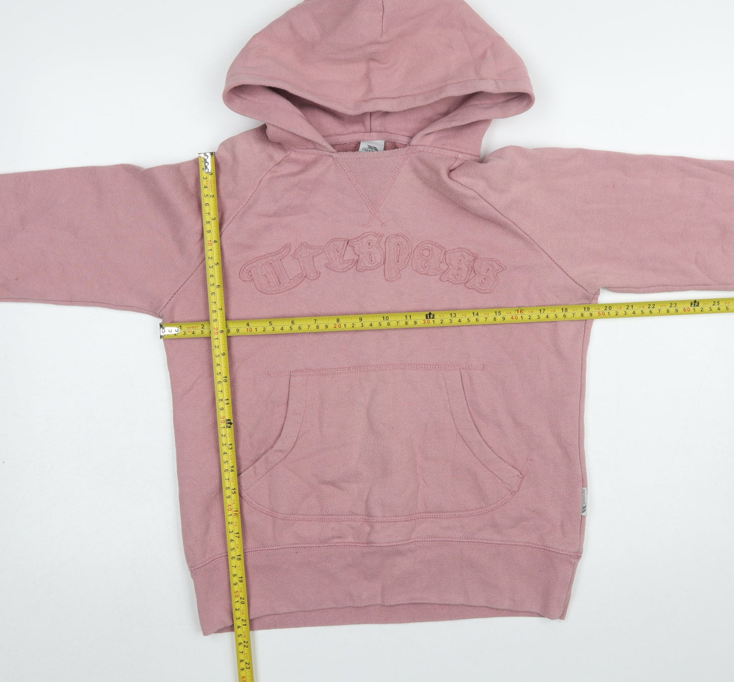 Trespass Women's Pink Pullover Hoodie Small Cotton Blend Casual