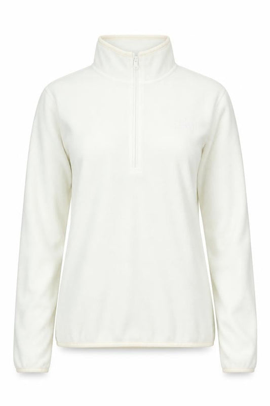 The North Face Women's White Fleece Pullover Hoodie S
