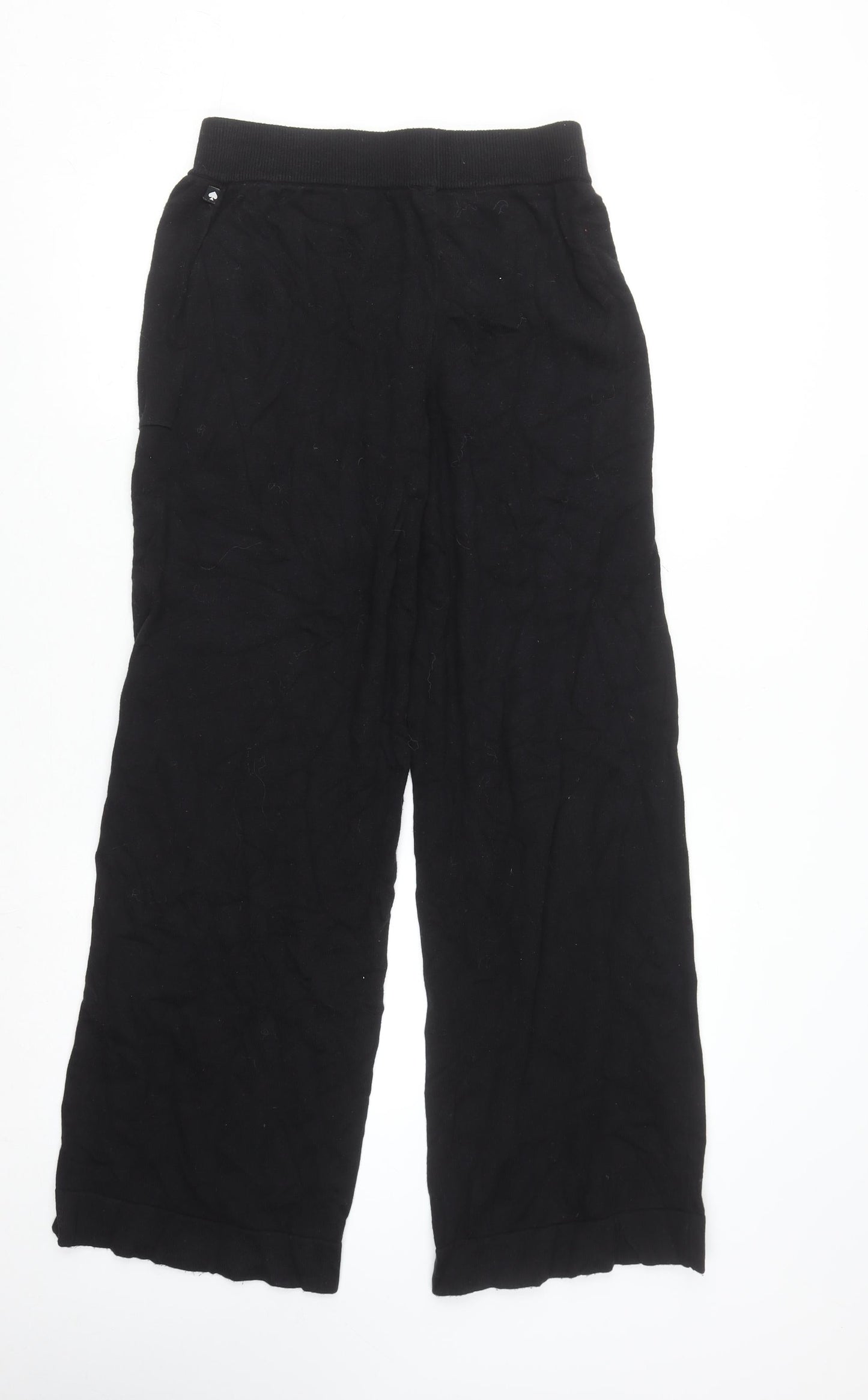 Kate Spade Women’s Black Knit Sweatpants Size S Elastic Waist Comfort Trousers