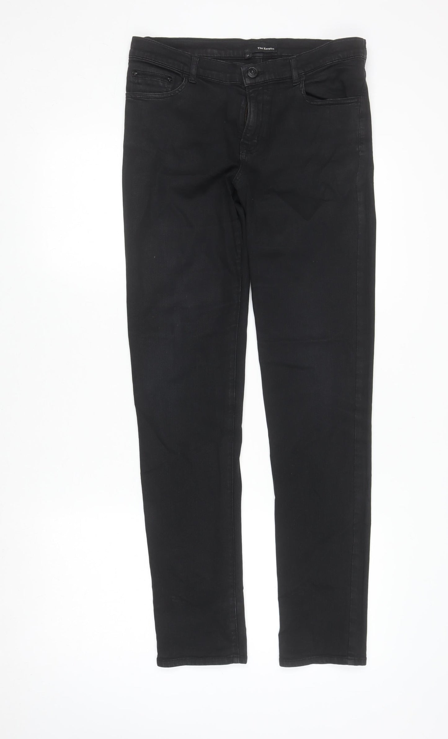 The Kooples Womens Black Skinny Jeans Size 28 Slim Fit Stretch Denim