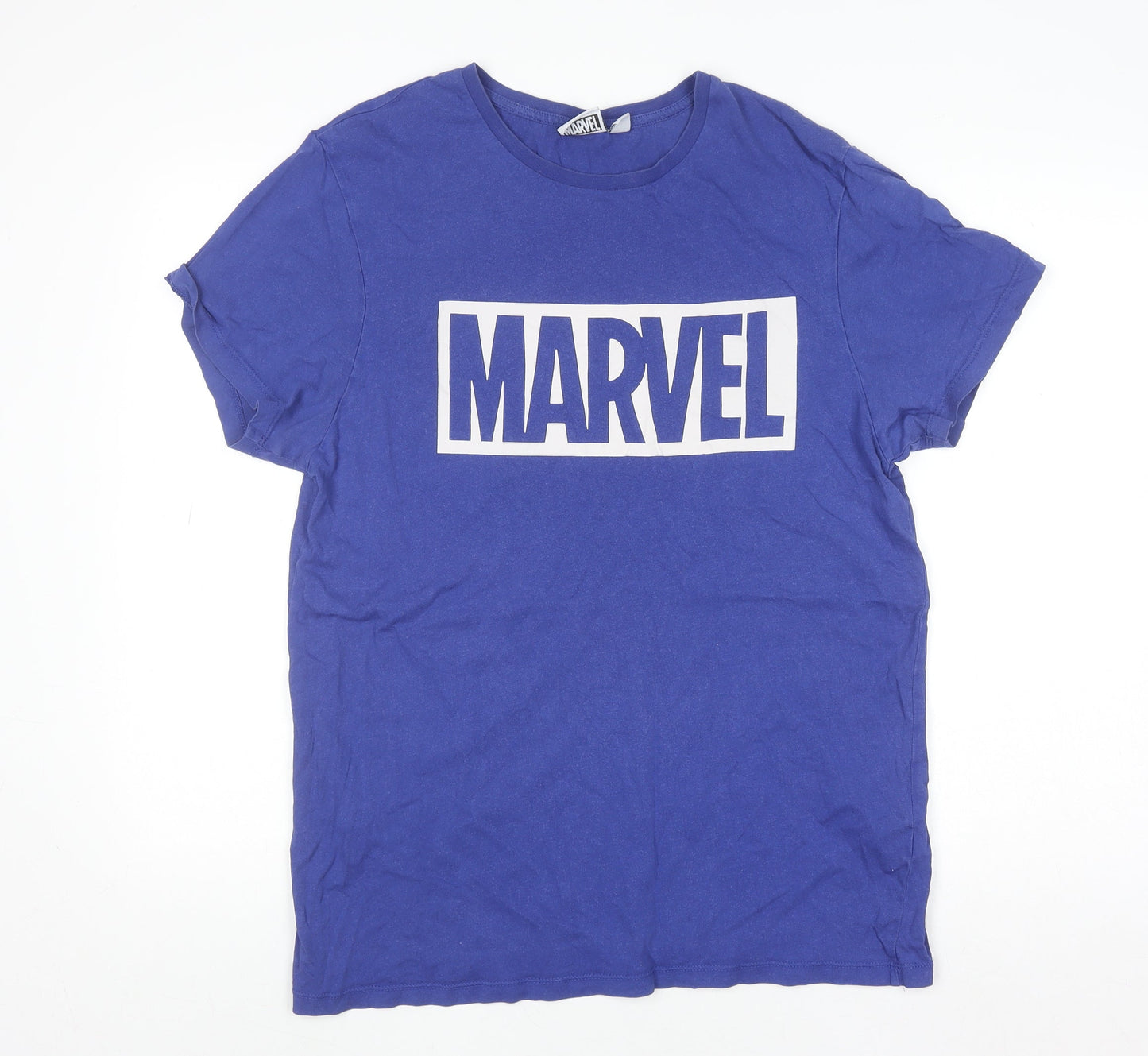 Marvel Avengers Endgame Blue Men's L Graphic Cotton T-Shirt