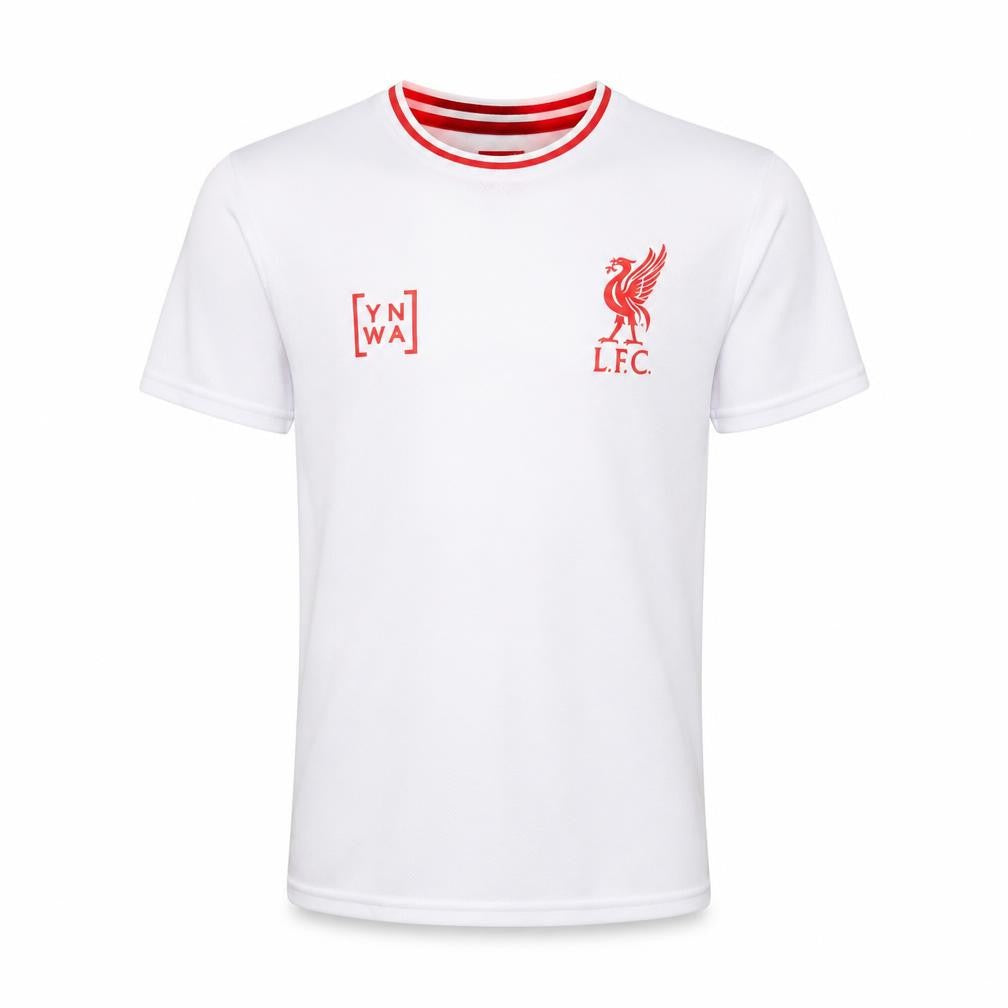 L.F.C. Boys White 10-11 Years Short Sleeve Polyester Football T-Shirt